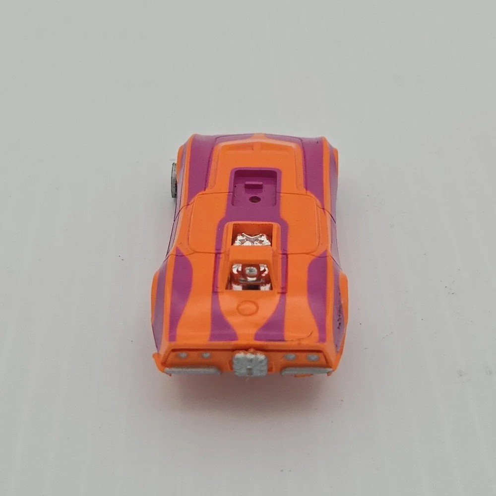Vintage Aurora AFX Orange/Purple Chevy Corvette Funny Car HO Slot Car 100-6671